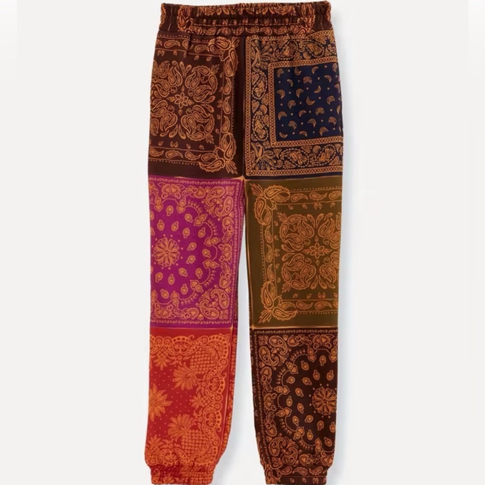 FARM Rio Multicolor Patchwork Joggers - Picture 9 of 9